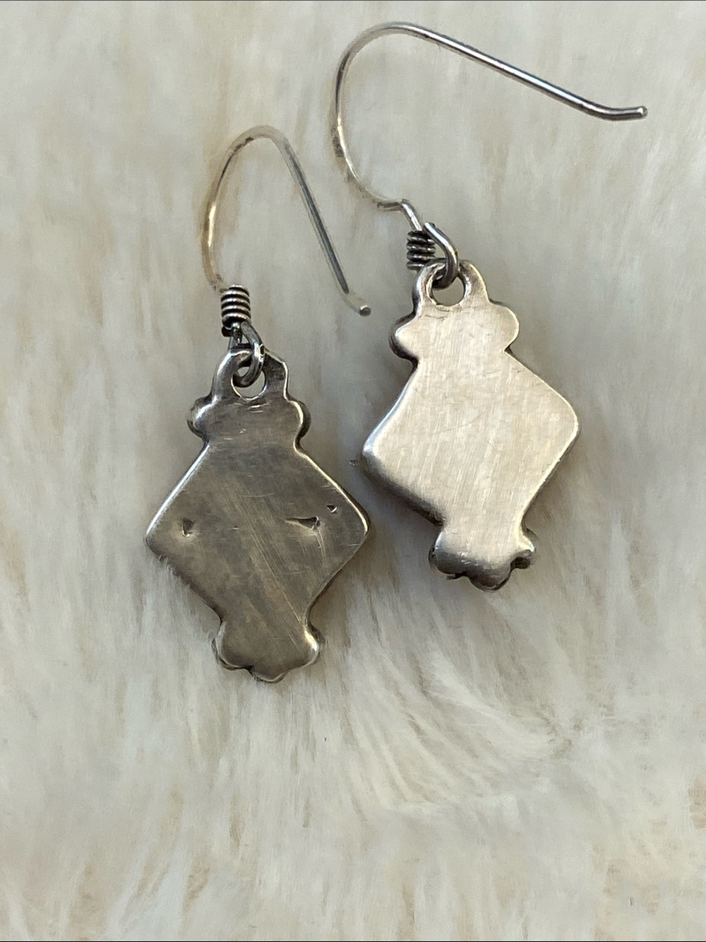 Rhodochrosite Dangle Earrings - Picture 3 of 5